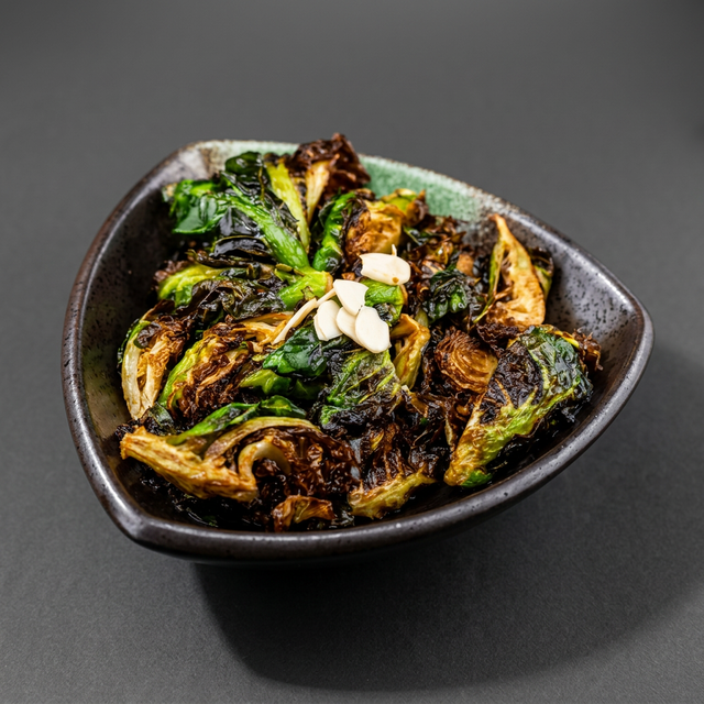 Caramelized Brussels Sprouts.