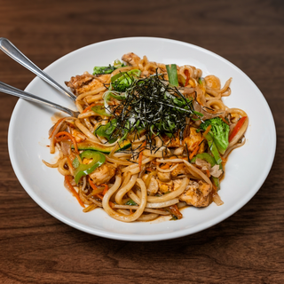Spicy Seafood Yaki Udon