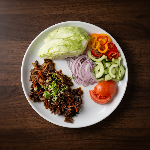 Bulgogi Lettuce Wrap.