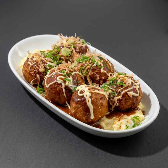 Takoyaki.