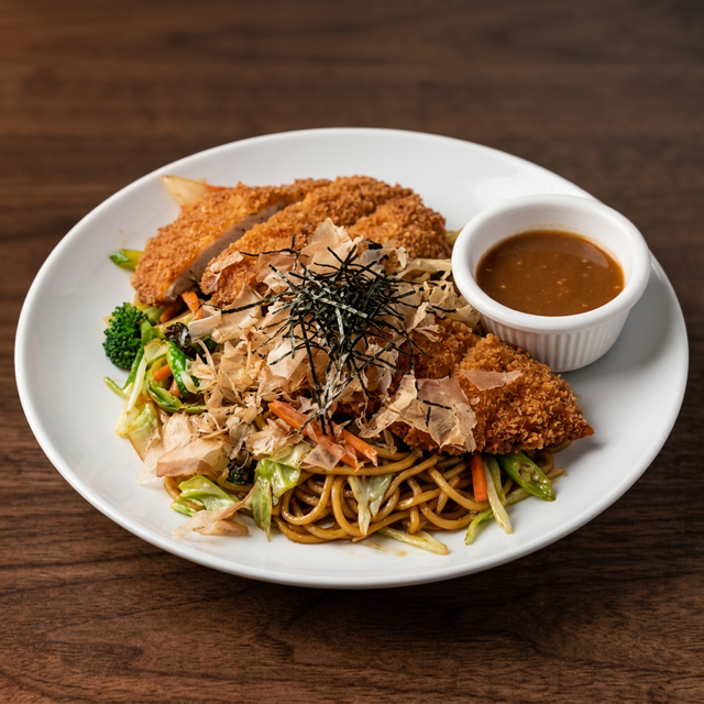 Don Katsu Yaki Udon.